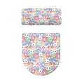 thumbnail image 2 of HELLHERO Easter Bunny Eggs Toilet Covers Set, Adjustable Soft Easy to Clean, Fashion Universal Stretch, Toilet Lid Cover Set, 2 of 8