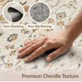 thumbnail image 6 of ODIKA 5'x7' Washable Area Rug Traditional Vintage Distressed Allover Scroll Border Inspired for Small Living Room, Bedroom, Easy Care, Non-Shedding, Pet Friendly, 6 of 7