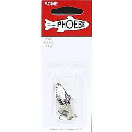 UPC: 0048515060812 | Acme Tackle Phoebe Fishing Lure Spoon 1/8 oz. Silver
