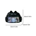 thumbnail image 2 of Bolsas dibujos animados Crossbody Bag Shoulder Tarning Carrying Women Cat Gran capacidad Transparente Multi-Pockets Estudiantes Bolso escolar, 2 of 9