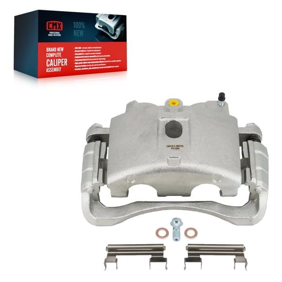 CMX Front Right (Passenger Side) Disc Brake Caliper SLC-18B4730 for Car GMC Chevrolet Sierra 2500 HD Silverado Savana Express 3500 Cadillac Classic Hummer H2 DTS 1500 DeVille Suburban Yukon XL
