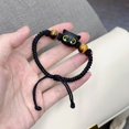 thumbnail image 3 of Pulsera de gato negro para hombre y mujer, brazalete con cuentas de animales de dibujos animados, regalo de joyería hecho a mano, 3 of 5