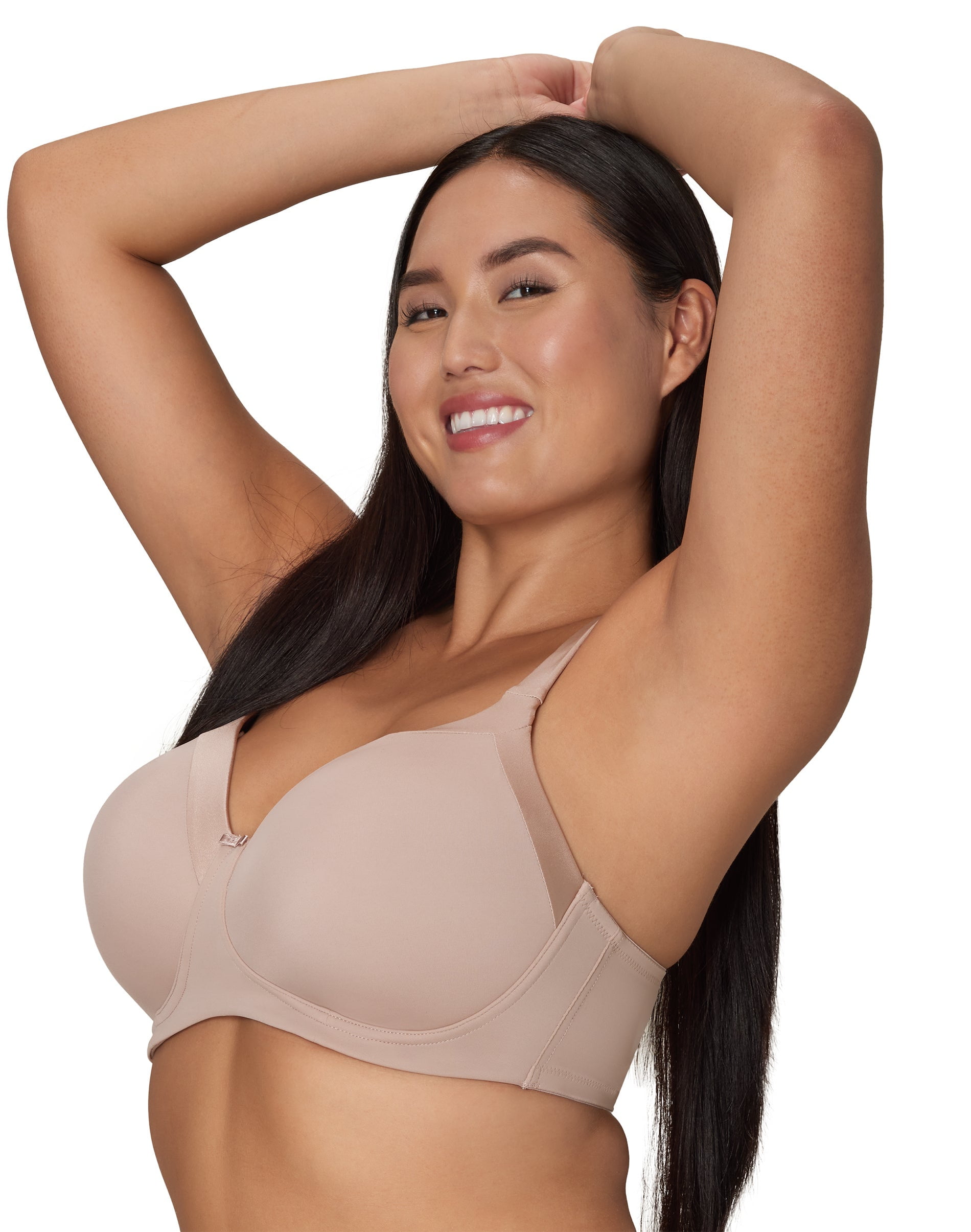 Women's Playtex US4824 Shape Lined Balconette Wirefree Bra (Evening Blush 42DD)