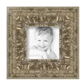 thumbnail image 2 of ArtToFrames 5" x 5" Antique Floral Silver Picture Frame, 5x5 inch Multi Wood Poster Frame (WOM-5168), 4 Pack, 2 of 6