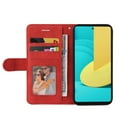 thumbnail image 2 of Étui pour LG Stylo 7 5G/4G Portefeuille en Cuir Flip Folio Support Vue Couverture - Rouge, 2 of 5