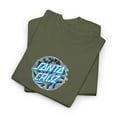 thumbnail image 3 of Santa Cruz Vivid Slick Dot Colorful 90s 00s Vintage Classic Skate TShirt Print - Military Green / M, 3 of 5
