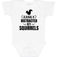 thumbnail image 3 of Inktastic Easily Distracted by Squirrels Boys or Girls Baby Bodysuit, 3 of 5