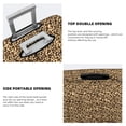 thumbnail image 5 of Daiia Leopard Print Brown Luggage Cover, Thickened Washable Travel Luggage Covers, Elastic Unique Baggage Covers for 18-20 inch Luggage-Medium, 5 of 9