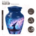 thumbnail image 2 of JAGASY Telescope Small Urns for Ashes for Women, Blue Urn for Ashes Adult Male, Night Starry Sky Decorative Urns for Parents, Pink Keepsake Cremation Urn for Mom & Dad, (3 Inch), 2 of 7