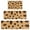 Beige and Black-1, variant on Beige and Black Of Leopard Print Kitchen Rugs Sets Of 3,Kitchen Runner Rugs Non Skid Washable,Decorative Kitchen Floor Mats for Kitchen,Sink,Laundry,17"x30"+ 17"x47" + 17"x59"