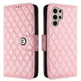 thumbnail image 6 of Allytech Wallet Case for Samsung Galaxy S24 Ultra, Luxury PU Leather Shockproof Protective Flip Cover for Women Girls, Kickstand Folio Case with Card Slots Holder Wrist Strap Lanyard - Pink, 6 of 7