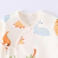 thumbnail image 4 of CAUYDY Newborn Toddler Pajamas Sleepers for Baby Girl Boy Long Sleeve Romper 3 6 9 12 18 Months Preemie Infant Clothes Summer Fall Winter Sizes 3-6 Months,Dark Blue, 4 of 4
