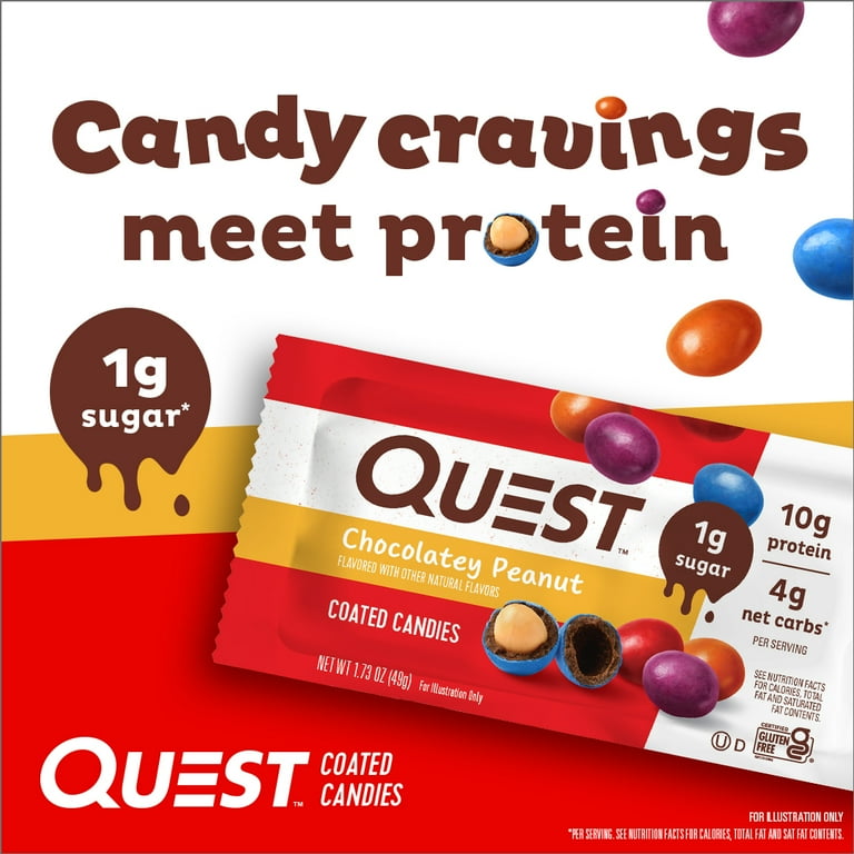 Chocolatey Coated Peanut Candies – Quest Nutrition