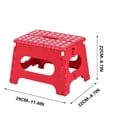 thumbnail image 3 of Xihbxyly Taburete Plegable Portátil Ligero para Exteriores, de Plástico, para El Hogar., 3 of 7