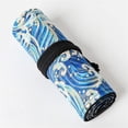 thumbnail image 5 of 24/36/72 Slots Pencil Wrap Pencil Rolls, Artist Colored Pencils Roll Up Bag Short Brushes Pouch Case Pencils Organizer for Drawing Coloring and Sketching (Black, 72slots), 5 of 7
