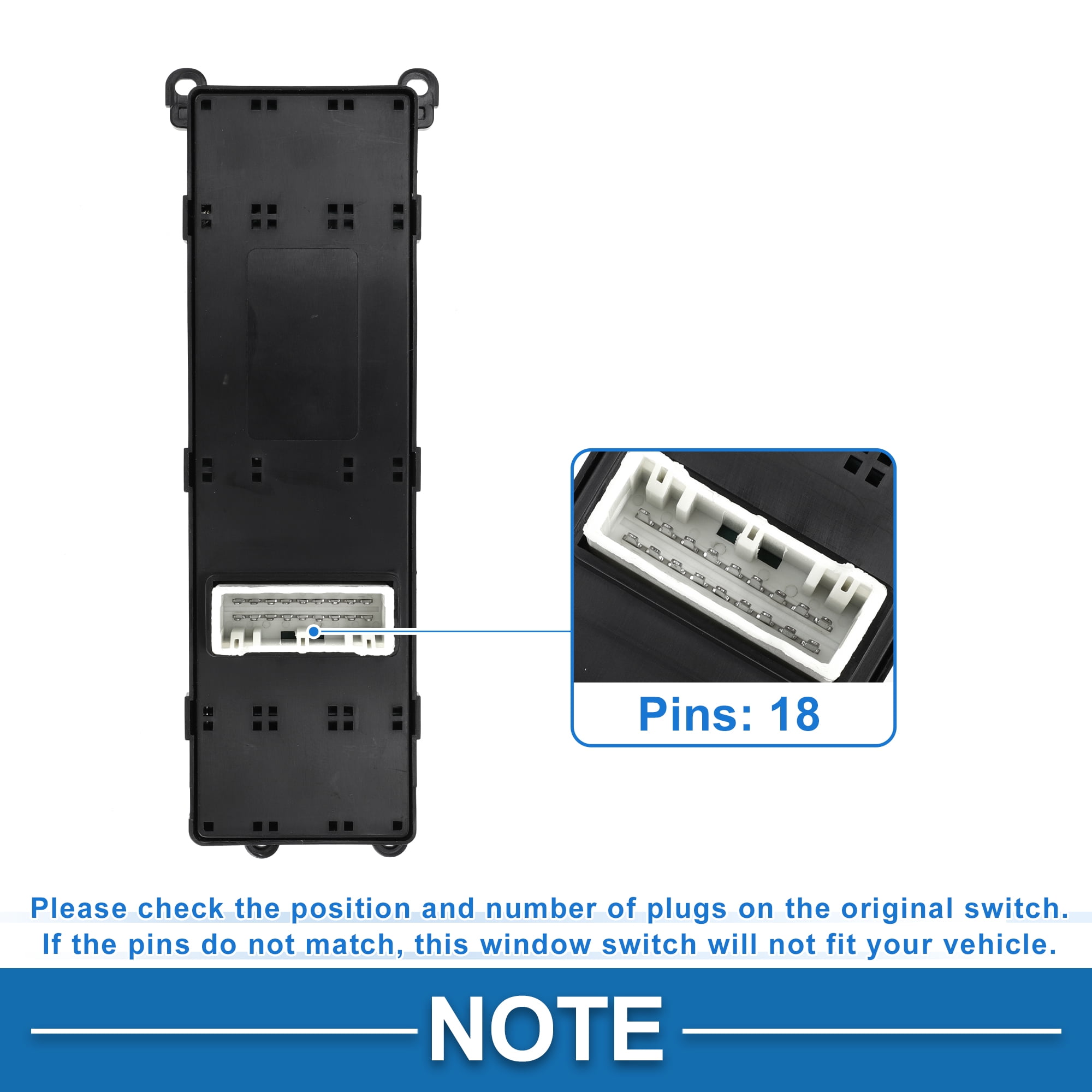 Unique Bargains 93570B5000 Power Window Switch for Kia Forte 2014-2018
