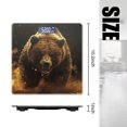 thumbnail image 2 of Bathroom Scale, Highly Accurate Digital Body Scale,Precisely Measures Weight up to 400 lbs-Grizzly Bear Charging At The Camera With Aggressive Expression, 2 of 4