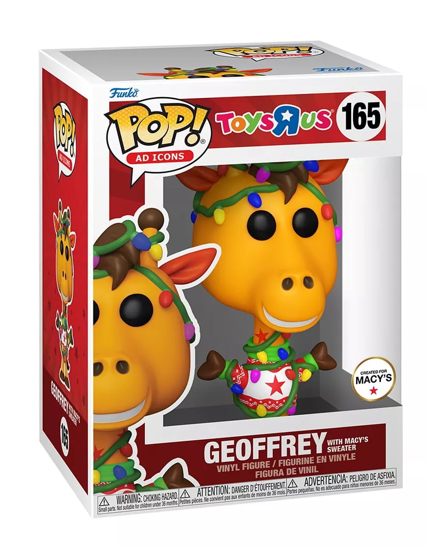 Funko POP! Ad Icons Toys R Us Geoffrey with Macy's Sweater #165 Macy's  Exclusive - Walmart.com