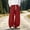 Red, variant on Men's Y2K Baggy Parachute Pants Track Pants, Quick Dry Open Bottom Wide Leg Jogger Trousers with Big Pockets Elastic Drawstring Waist for Gym Hiking Daily Casual Wear