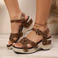 thumbnail image 2 of WILLBEST Sandalias De Mujer Zapatos De Playa Zapatillas De Mujer Sandalias Planas De Una Sola Pieza Para Vacaciones En La Playa 1115, 2 of 9