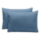 thumbnail image 1 of Juego de Fundas de Almohada Bare Home Cierre Tipo sobre Colección Premium 1800 Tamaño King 20 x 36 Azul Corona 2 Unidades, 1 of 6