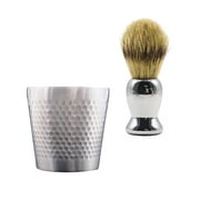 Beard Brush Set Soap Bowl Shaving Gentleman Colodoil Silver Kit Face Shaver for Men