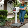 thumbnail image 2 of Simplay3 Dig-Free Easy Up Classic Mailbox and Post Combination in White, 2 of 8