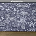 thumbnail image 6 of Ambesonne Under the Sea Place Mats Set of 4, Shells and Plants, Standard Size, Navy Blue White, 6 of 6