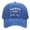 Washed Cap-Blue, variant on Camping Hair Don't Care Embroidered Adjustable Washed Adult Baseball Dad Hat, Curved Brim Outdoor Sun Cap for Travel & Casual Daily Use