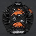 thumbnail image 3 of Twin Six 6 - Maillot de ciclismo para hombre, ropa de ciclismo de manga larga fina para exteriores, primavera y otoño, chaqueta ligera, 3 of 5
