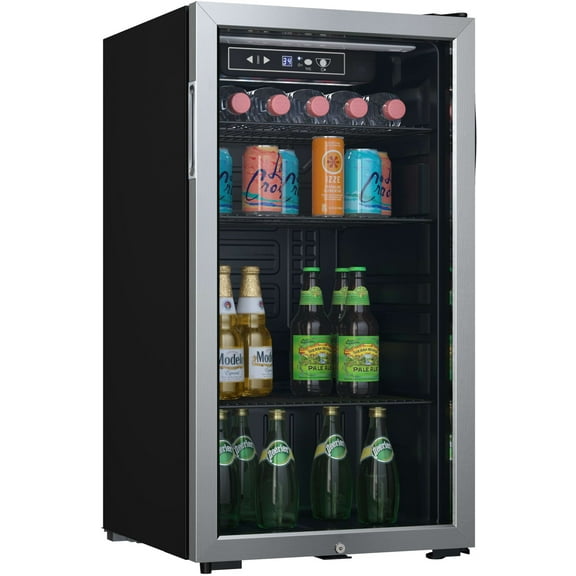 Edgestar Bwc121lt 18" Wide 80 Can Capacity Ultra Low Temp Beverage Center - Stainless