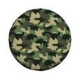 thumbnail image 2 of Bingfone Camouflage Dinosaur Spare Tire Cover Weatherproof Universal Wheel Protectors For Rv Camper Travel Trailer Suv Truck 14 Inch, 2 of 9