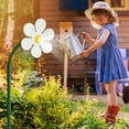 thumbnail image 3 of Crazy Dancing Flower Water Sprinkler,Funny Sun Flower Dancing Daisy Yard Lawn Sprinkler for Kids, Sunflower Garden Sprinkler Irrigation Tool for Yard Outdoor Water Play, White, 3 of 8