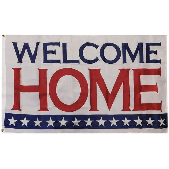 3x5 Welcome Home 13 Stars Flag 3'x5' Banner Polyester Grommets Military Banner