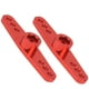 thumbnail image 2 of Brazo servo de aleación de aluminio, brazo servo RC Larga vida útil Hermosa con 2 piezas para 1/10 RC Car LHCER Descripción de la referencia, 2 of 8