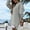 13-Gray, variant on Women's Knitted Mid-Length Coat Round Neck Solid Color Pocket Warm Pullover Sweater 06-Khaki M