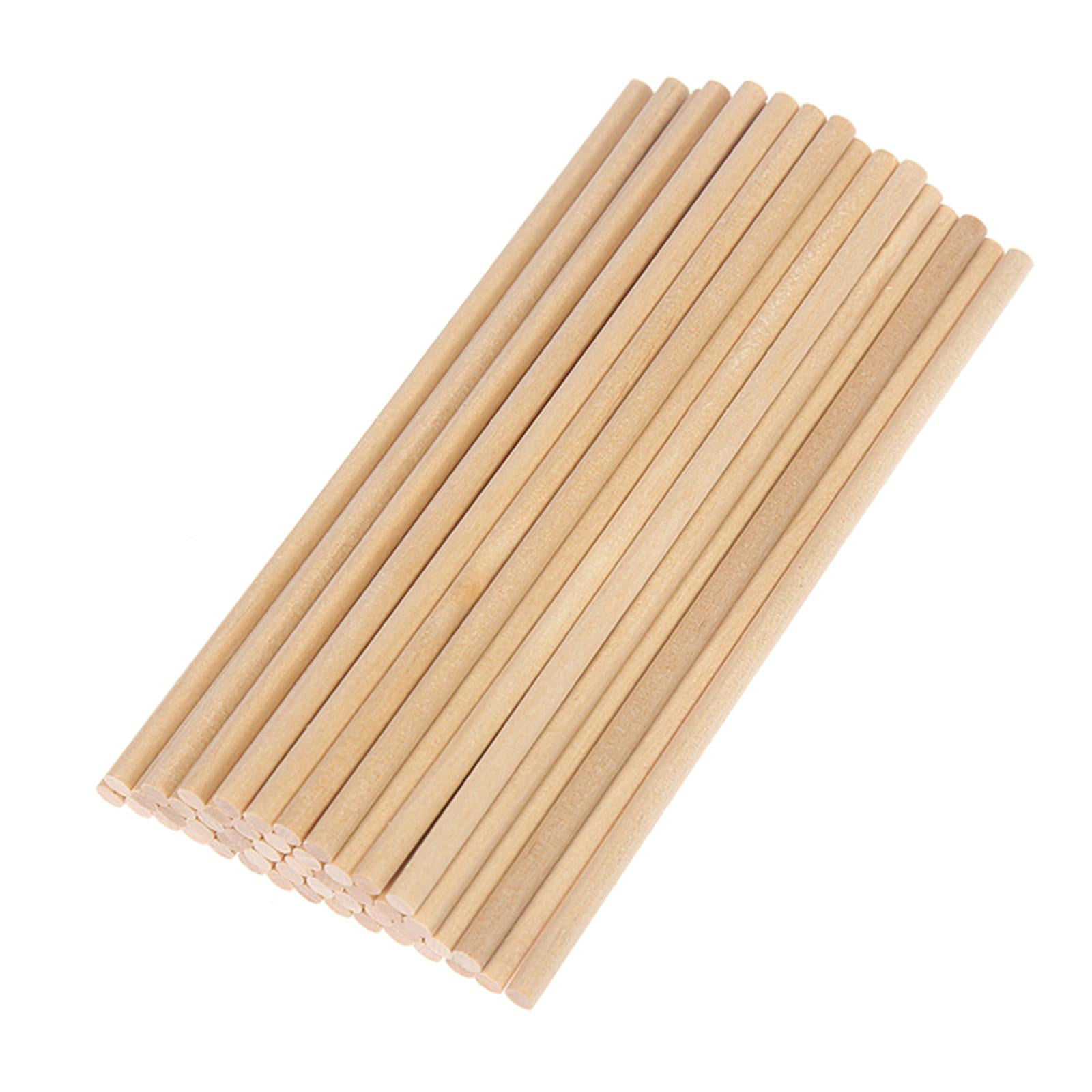  HJZALMI Sturdy Wooden Dowels, Unfinished Wooden Square Dowel  Rod, Craft Dowel Sticks for Crafting Woodcraft Decorations, Customization  Support (Color : 2x3cm-80pcs, Size : 80cm)