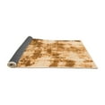 thumbnail image 2 of Ahgly Company Indoor Square Abstract Orange Modern Area Rugs, 6' Square, 2 of 4