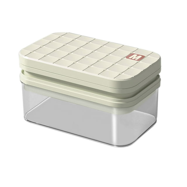 Pisexur Batería de cocina Bandeja para cubitos de hielo, 28 bandejas de hielo tipo prensa, moldes caseros para cubitos de hielo con forma de bola de hielo, moldes fle para la cocina del hogar