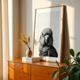 thumbnail image 2 of baby parro - Photography Bird Wildlife Black and White Portrait Animal Minimalist Nature Oak Framed Wall Art Print 20 x 30 inches, 2 of 59