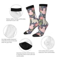 thumbnail image 4 of Balery Llamas Calcetas Largas con Estampado para Hombre y Mujer – Suaves y Transpirables, Talla Única (US 5-11), 4 of 6
