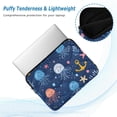 thumbnail image 2 of FORMRS 13"-13.3" Laptop Sleeve Protective Case Soft Carrying Quilted Computer Bag Cover, Blue Jellyfish, 2 of 7