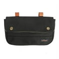 thumbnail image 2 of Tourbon Vintage Canvas Bike Panniers Bicycle Handlebar Bag (Black), 2 of 3