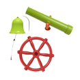 thumbnail image 4 of Tachiuwa 3 Pcs Accessoires de Terrain de Jeu Accessoires de Terrain de Jeu Extérieur pour Cabane dans les Arbres D, 4 of 9