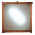 thumbnail image 3 of Meyda Tiffany 139335 Beck 7" Wide Led Flush Mount Square Ceiling Fixture - Copper, 3 of 7