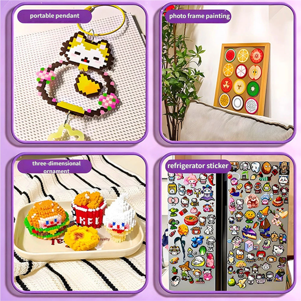 Perler Beads Craft Kit with Iron & Upgrade Tools - Complete DIY Fuse Bead Art Set for Kids & Adults, Includes Storage Box, Templates, Accessories for Creative Gift Making