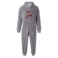 thumbnail image 4 of FUZHIQ Boys Girls Fleece Jumpsuits Onesie One Piece Zip Up Hooded Super Soft Fuzzy Hooded Rompers Warm Winter Jumpsuit for 3-4 Years, 4 of 8
