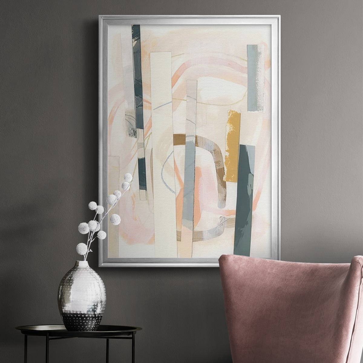 Melon Litmus III Premium Framed Print, in Gold, Black, or Silver - Ready to Hang