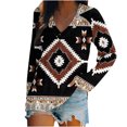 thumbnail image 1 of Blusa Odeerbi de Manga larga con cuello en V ODB123895, 1 of 5