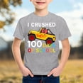 thumbnail image 2 of JAJAHO 100 Days Of School Shirts Kids Boys Girls Short Sleeve 100Th Day Of School Kindergarten Celebration Letter Printed T Shirt 3-13 Years Stylish Tops, 2 of 4
